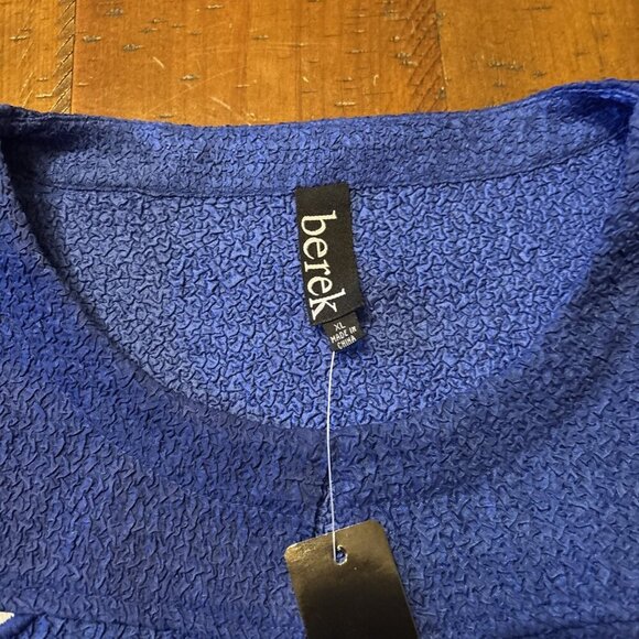 Berek Cobalt Blue & White Blazer Size XL NWT - Picture 5 of 8